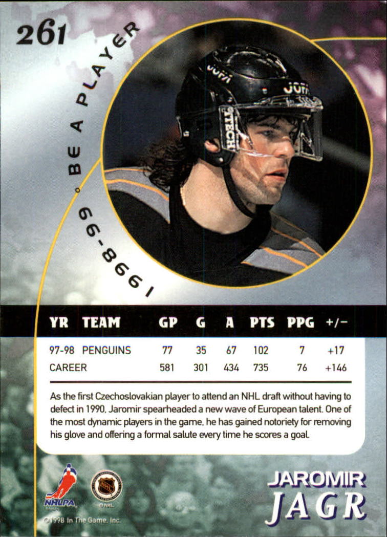 1998-99 In the Game Be A Player - #197 Nicklas Lidstrom