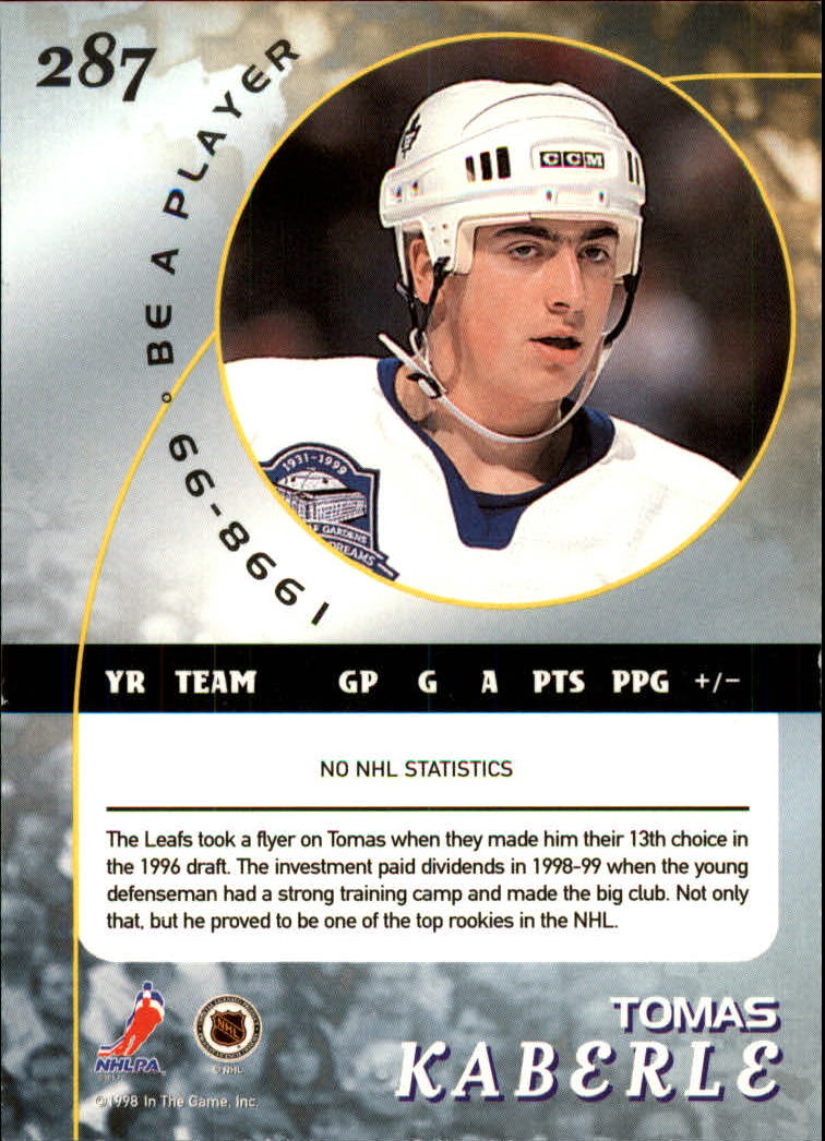 1998-99 In the Game Be A Player - #197 Nicklas Lidstrom