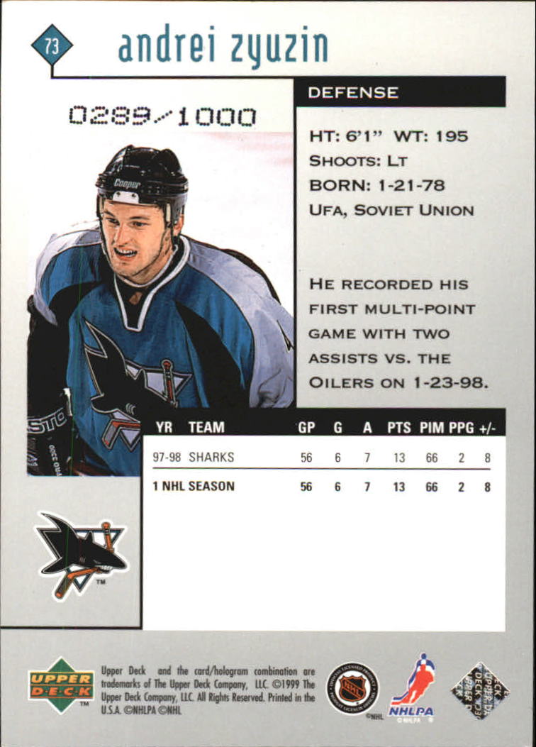 Sports Card Back