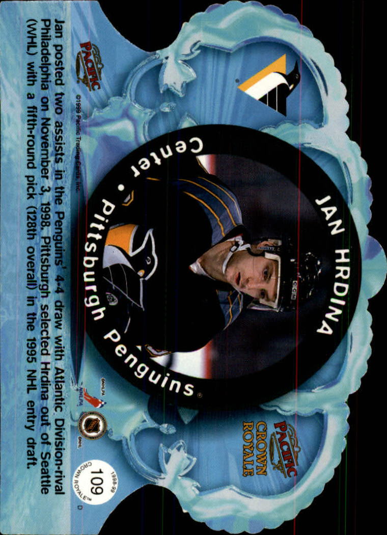 1998-99 Crown Royale #109 Jan Hrdina RC back image