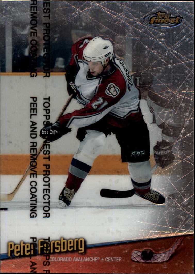 Peter Forsberg Cards (1995-2017) Avalanche Flyers Predators - You Choose