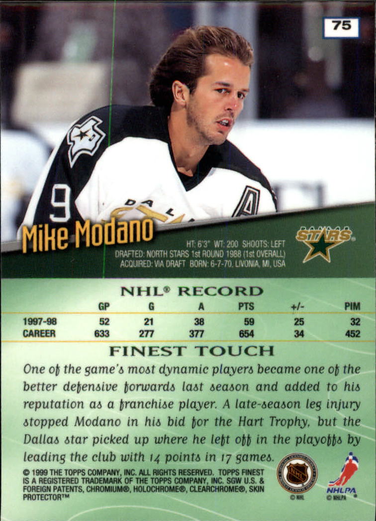 Mike Modano Cards (1990-2011) - Stars Red Wings - You Choose Your Cards