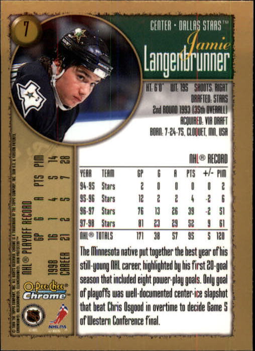 A7545- 1998-99 O-Pee-Chee Chrome Hk 1-242 +Inserts -You Pick- 15+ FREE US SHIP - Picture 11 of 263