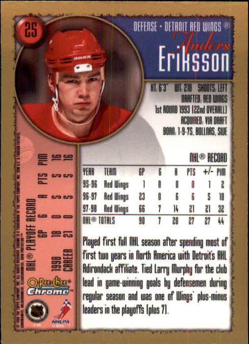 A7545- 1998-99 O-Pee-Chee Chrome Hk 1-242 +Inserts -You Pick- 15+ FREE US SHIP - Picture 21 of 263