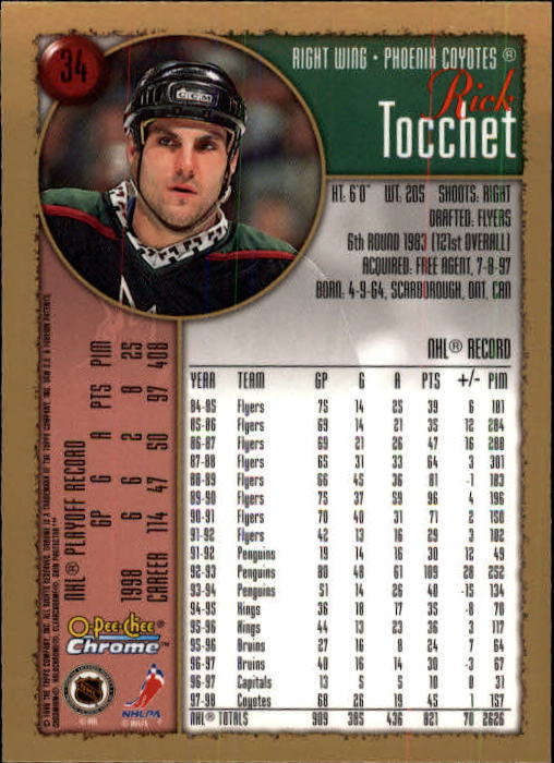 A7545- 1998-99 O-Pee-Chee Chrome Hk 1-242 +Inserts -You Pick- 15+ FREE US SHIP - Picture 33 of 263