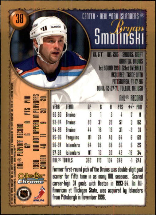 A7545- 1998-99 O-Pee-Chee Chrome Hk 1-242 +Inserts -You Pick- 15+ FREE US SHIP - Picture 35 of 263