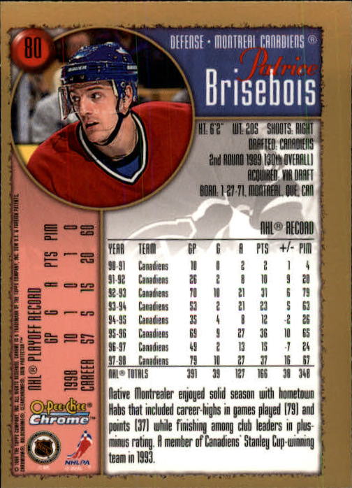 A7545- 1998-99 O-Pee-Chee Chrome Hk 1-242 +Inserts -You Pick- 15+ FREE US SHIP - Picture 65 of 263