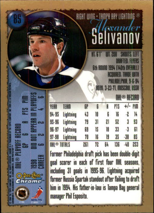 A7545- 1998-99 O-Pee-Chee Chrome Hk 1-242 +Inserts -You Pick- 15+ FREE US SHIP - Picture 67 of 263