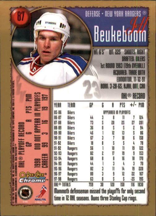 A7545- 1998-99 O-Pee-Chee Chrome Hk 1-242 +Inserts -You Pick- 15+ FREE US SHIP - Picture 71 of 263