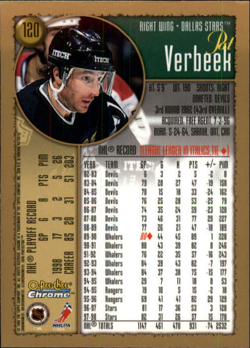 A7545- 1998-99 O-Pee-Chee Chrome Hk 1-242 +Inserts -You Pick- 15+ FREE US SHIP - Picture 99 of 263