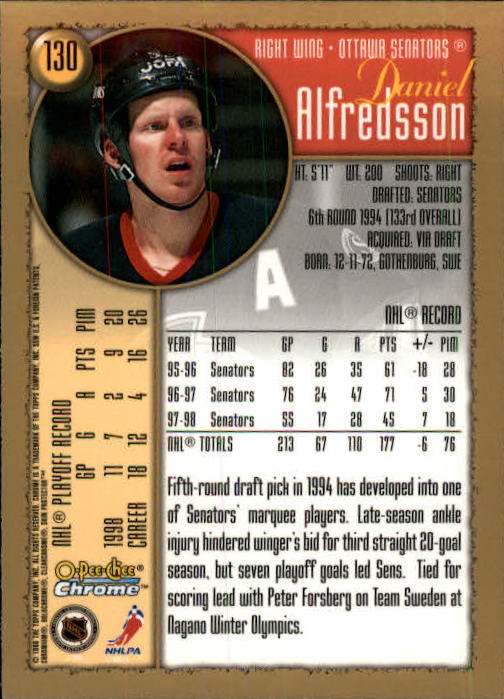 A7545- 1998-99 O-Pee-Chee Chrome Hk 1-242 +Inserts -You Pick- 15+ FREE US SHIP - Picture 111 of 263