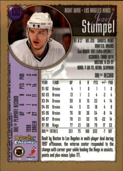 A7545- 1998-99 O-Pee-Chee Chrome Hk 1-242 +Inserts -You Pick- 15+ FREE US SHIP - Picture 115 of 263
