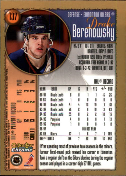 A7545- 1998-99 O-Pee-Chee Chrome Hk 1-242 +Inserts -You Pick- 15+ FREE US SHIP - Picture 119 of 263