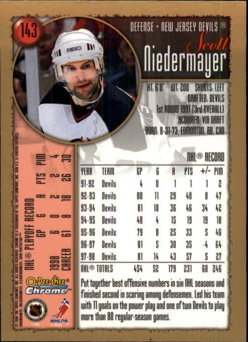 A7545- 1998-99 O-Pee-Chee Chrome Hk 1-242 +Inserts -You Pick- 15+ FREE US SHIP - Picture 123 of 263
