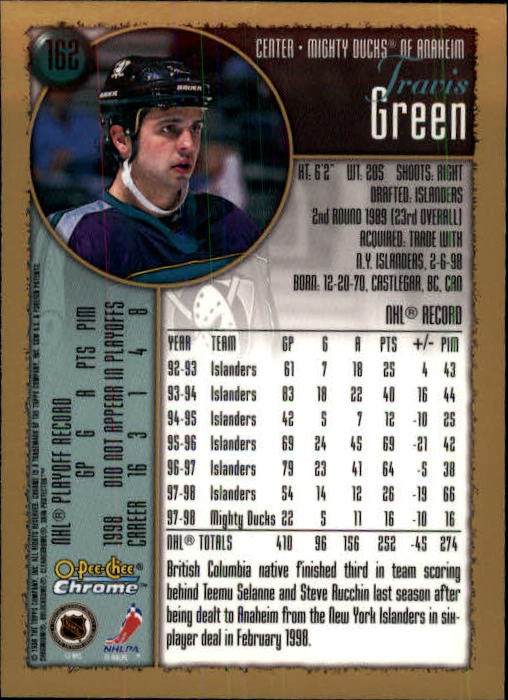 A7545- 1998-99 O-Pee-Chee Chrome Hk 1-242 +Inserts -You Pick- 15+ FREE US SHIP - Picture 147 of 263