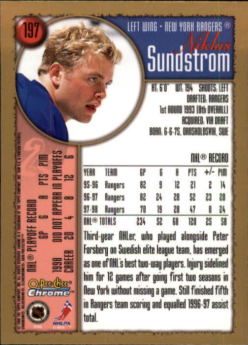 A7545- 1998-99 O-Pee-Chee Chrome Hk 1-242 +Inserts -You Pick- 15+ FREE US SHIP - Picture 173 of 263