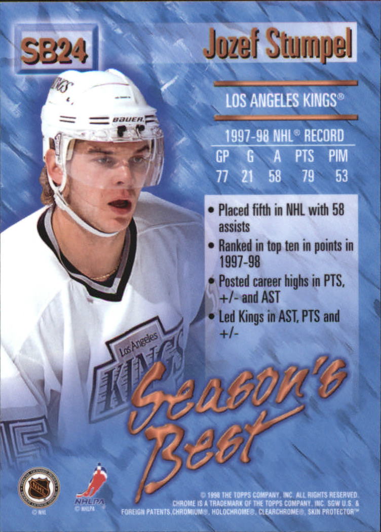 A7545- 1998-99 O-Pee-Chee Chrome Hk 1-242 +Inserts -You Pick- 15+ FREE US SHIP - Picture 259 of 263