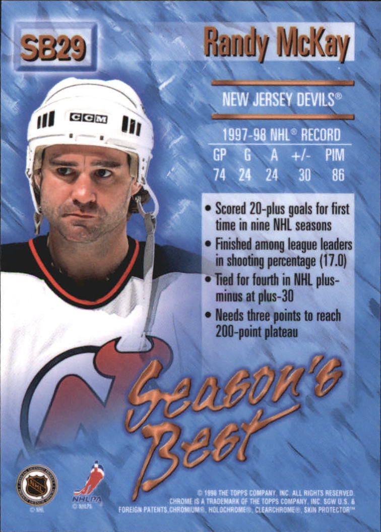 A7545- 1998-99 O-Pee-Chee Chrome Hk 1-242 +Inserts -You Pick- 15+ FREE US SHIP - Picture 263 of 263