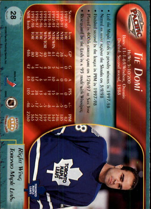 1998-99 Pacific - #182 Brian Skrudland