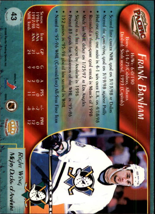 1998-99 Pacific - #182 Brian Skrudland