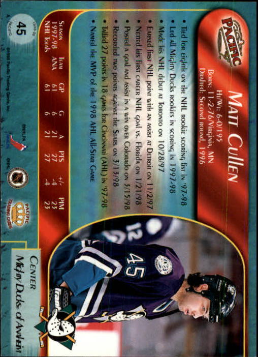 1998-99 Pacific - #182 Brian Skrudland