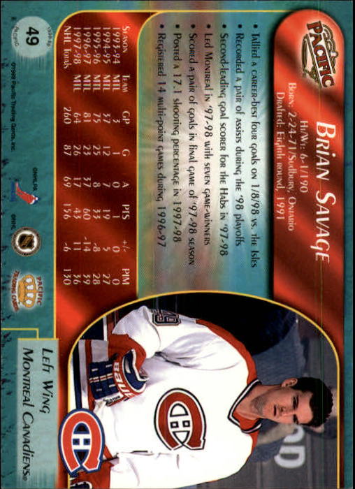 1998-99 Pacific - #182 Brian Skrudland