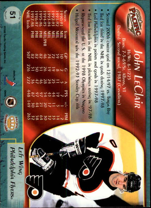 1998-99 Pacific - #182 Brian Skrudland