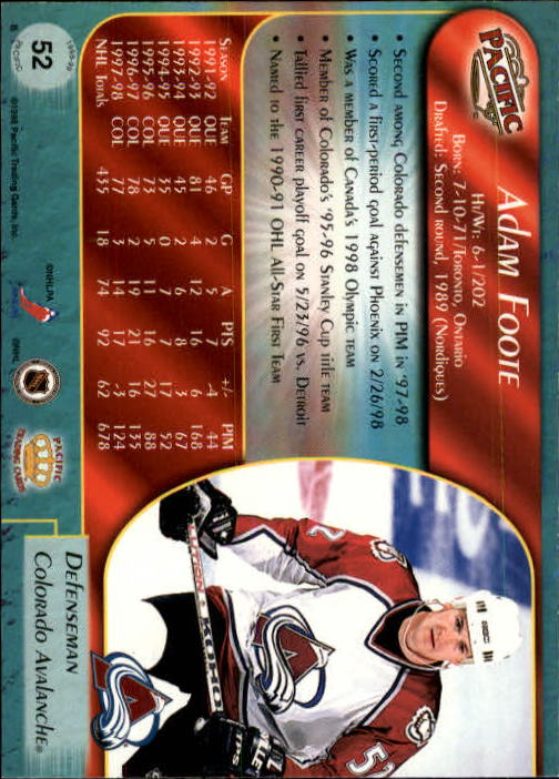 1998-99 Pacific - #182 Brian Skrudland