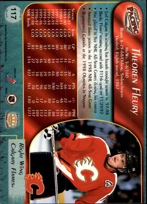B5135- 1998-99 Pacific Hockey Cards 1-250 +Rookies -You Pick- 15+ FREE US SHIP - Picture 191 of 427
