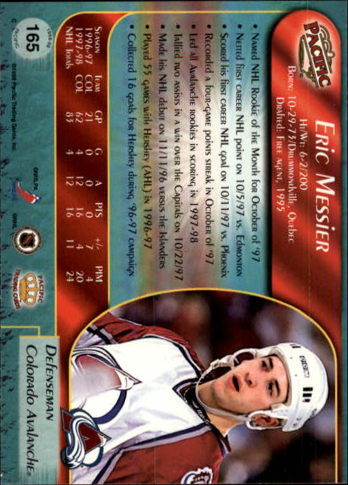 B5135- 1998-99 Pacific Hockey Cards 1-250 +Rookies -You Pick- 15+ FREE US SHIP - Picture 285 of 427