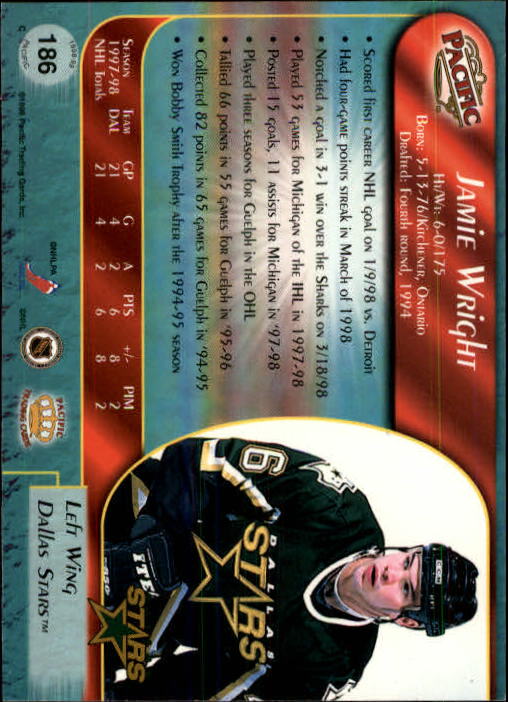 B5135- 1998-99 Pacific Hockey Cards 1-250 +Rookies -You Pick- 15+ FREE US SHIP - Picture 311 of 427