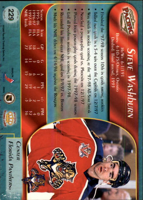 B5135- 1998-99 Pacific Hockey Cards 1-250 +Rookies -You Pick- 15+ FREE US SHIP - Picture 391 of 427