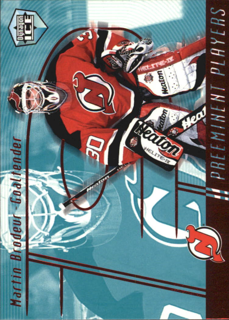 1998-99 Pacific Dynagon Ice Preeminent Players #7 Martin Brodeur