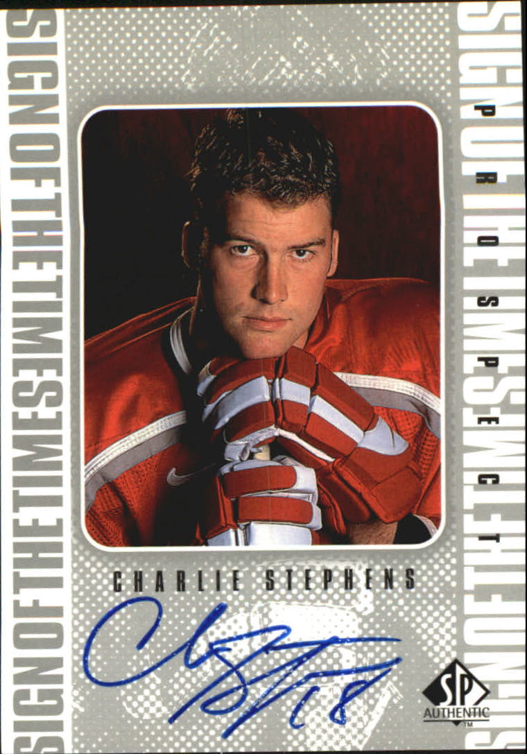 1998-99 SP Authentic Sign of the Times #CS Charlie Stephens