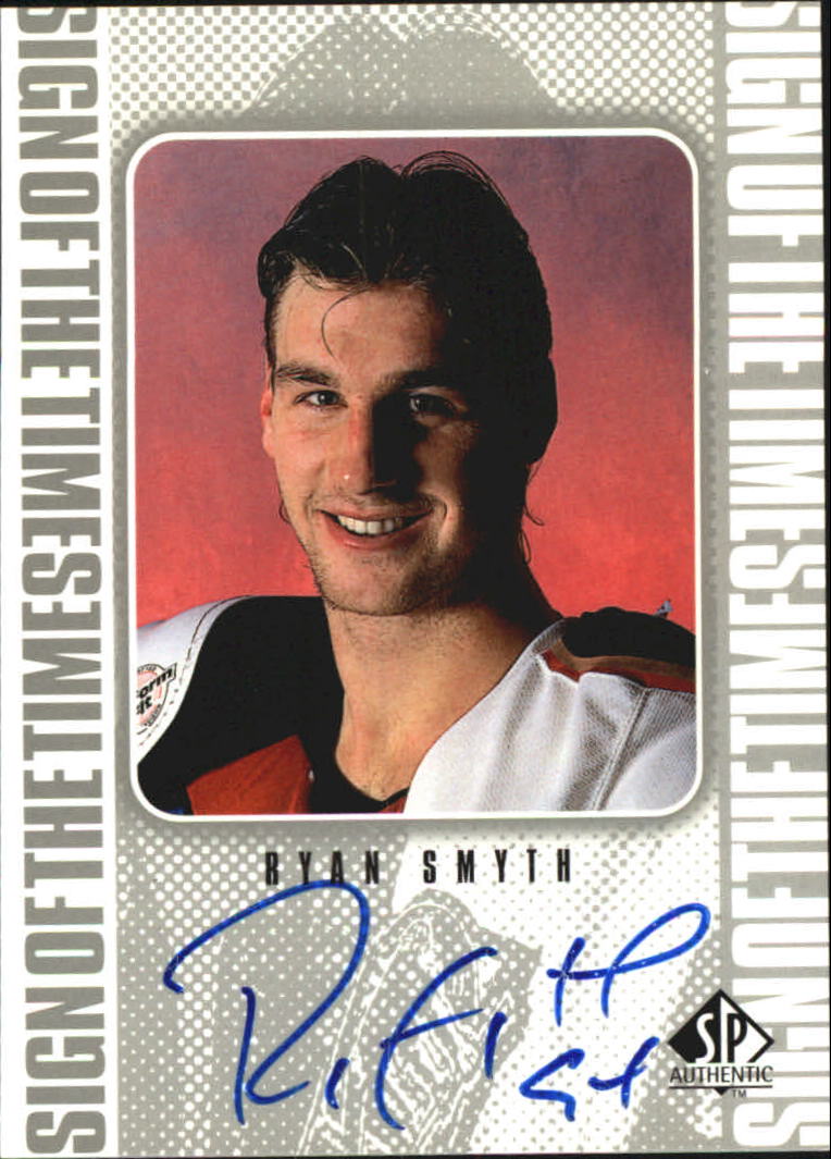 1998-99 SP Authentic Sign of the Times #RS Ryan Smyth