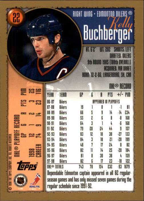 A3939- 1998-99 Topps Hockey Card #s 1-242 +Rookies -You Pick- 15+ FREE US SHIP - Picture 9 of 81