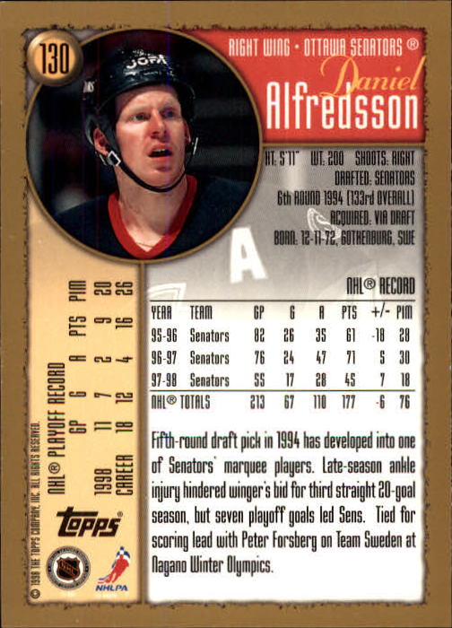 A3939- 1998-99 Topps Hockey Card #s 1-242 +Rookies -You Pick- 15+ FREE US SHIP - Picture 45 of 81