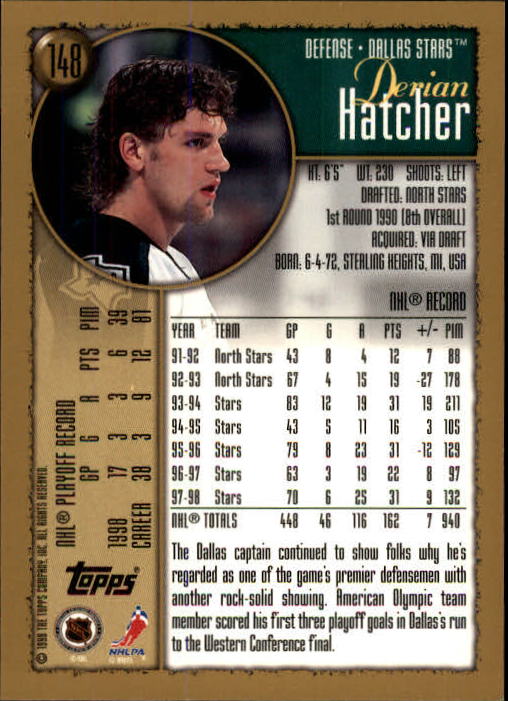 A3939- 1998-99 Topps Hockey Card #s 1-242 +Rookies -You Pick- 15+ FREE US SHIP - Picture 53 of 81