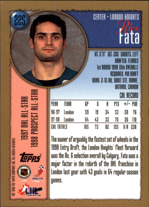 A3939- 1998-99 Topps Hockey Card #s 1-242 +Rookies -You Pick- 15+ FREE US SHIP - Picture 73 of 81