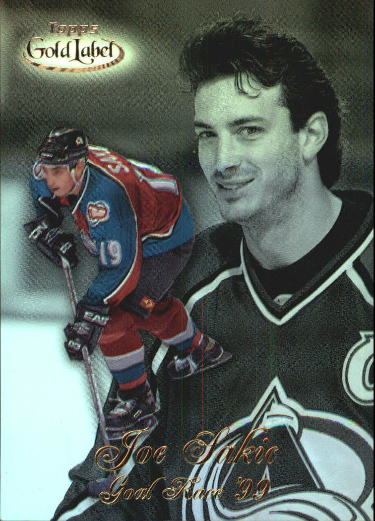 1998-99 Topps Gold Label Goal Race '99 #GR10 Joe Sakic