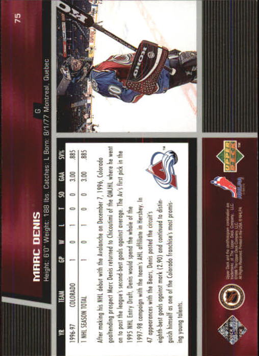 B1597- 1998-99 Upper Deck Hk Cards 1-420 +Rookies -You Pick- 15+ FREE US SHIP - Picture 21 of 449