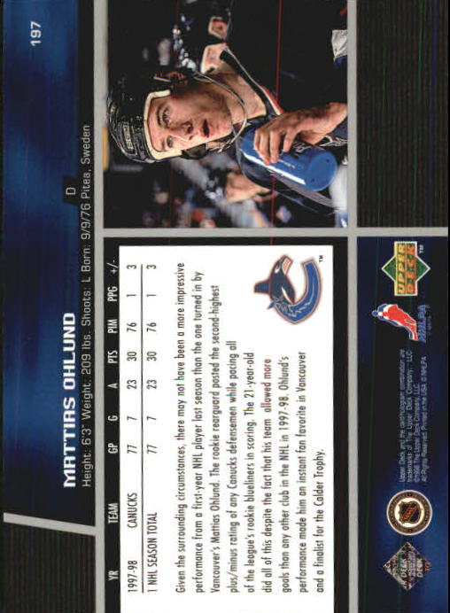 B1597- 1998-99 Upper Deck Hk Cards 1-420 +Rookies -You Pick- 15+ FREE US SHIP - Picture 85 of 449