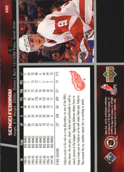 B1597- 1998-99 Upper Deck Hk Cards 1-420 +Rookies -You Pick- 15+ FREE US SHIP - Picture 187 of 449