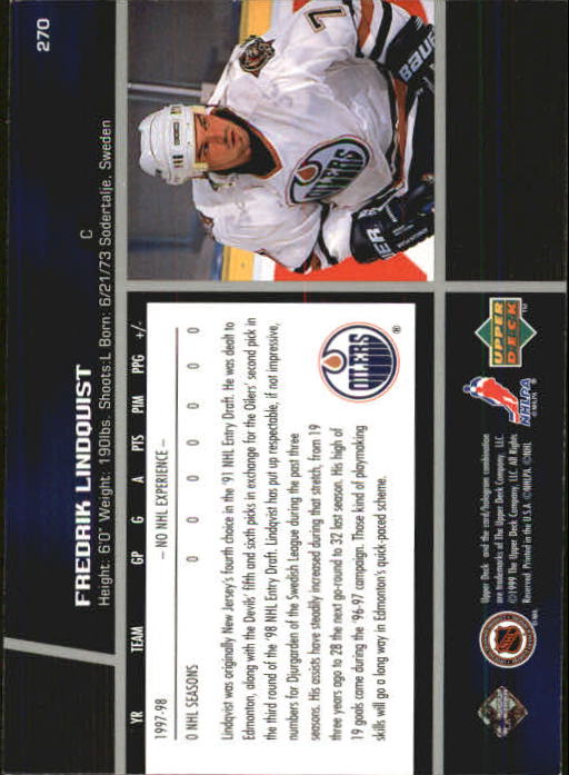 B1597- 1998-99 Upper Deck Hk Cards 1-420 +Rookies -You Pick- 15+ FREE US SHIP - Picture 203 of 449