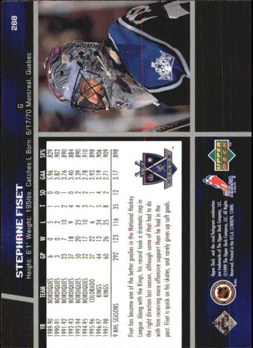 B1597- 1998-99 Upper Deck Hk Cards 1-420 +Rookies -You Pick- 15+ FREE US SHIP - Picture 237 of 449