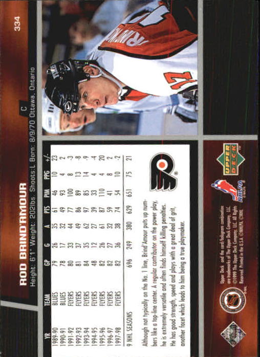 B1597- 1998-99 Upper Deck Hk Cards 1-420 +Rookies -You Pick- 15+ FREE US SHIP - Picture 321 of 449