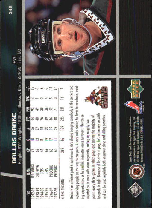 B1597- 1998-99 Upper Deck Hk Cards 1-420 +Rookies -You Pick- 15+ FREE US SHIP - Picture 337 of 449