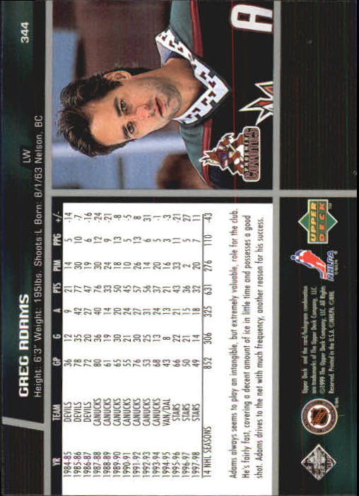 B1597- 1998-99 Upper Deck Hk Cards 1-420 +Rookies -You Pick- 15+ FREE US SHIP - Picture 341 of 449