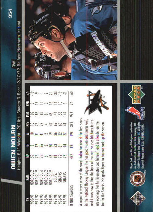 B1597- 1998-99 Upper Deck Hk Cards 1-420 +Rookies -You Pick- 15+ FREE US SHIP - Picture 359 of 449