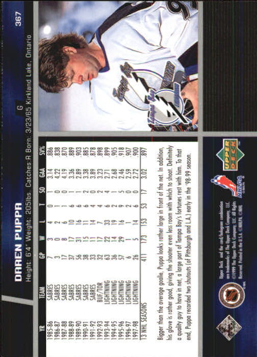 B1597- 1998-99 Upper Deck Hk Cards 1-420 +Rookies -You Pick- 15+ FREE US SHIP - Picture 385 of 449
